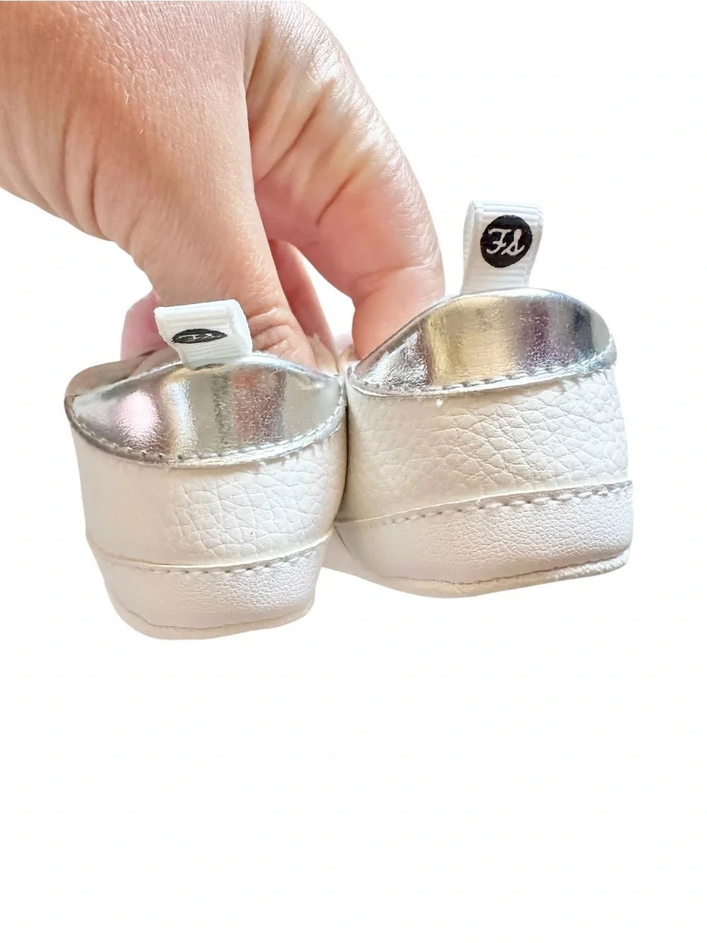 Baby girl shoe lot of 3 infant size 3-6 months booties and sneakers